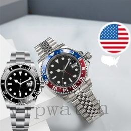 men's fully automatic mechanical ceramic watch 41mm all stainless steel sliding buckle sapphire super bright face men's watches