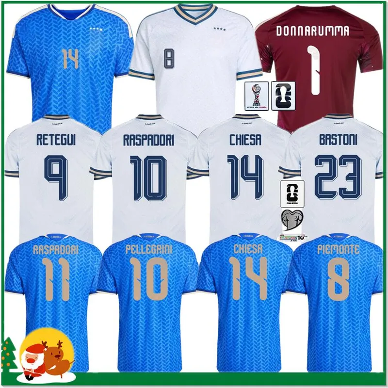 Italy Jersey 2026 World Cup italia Soccer Jerseys Retro Football Shirts 26 27 DI LORENZO RETEGUI BARELLA FRATTESI PELLEGRINI DIMARCO GOALKEEPER Kids kit top