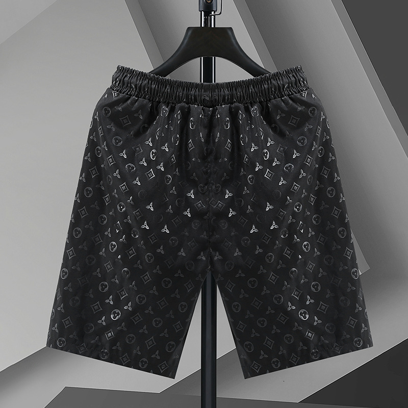 Designer Pants - 2026 Fashion Men's Summer Shorts - Ice Silk Material Quick-drying Fabric - Loose Straight Fit Sport Pants, Casual Extended Lengt