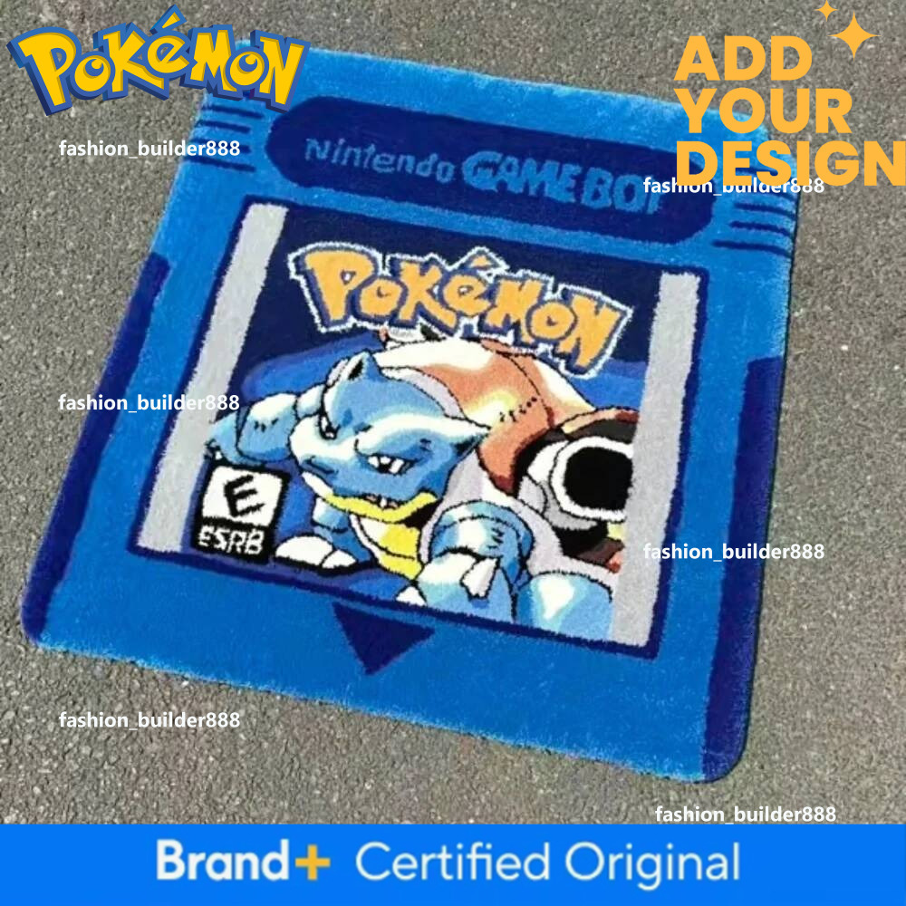 Pokemon Carpet Cartoon Anime Pokemons Velvet Material Carpet Pocket Fairy Ball Decorated Living Room Bedroom Door Floor Mat Home Decoration