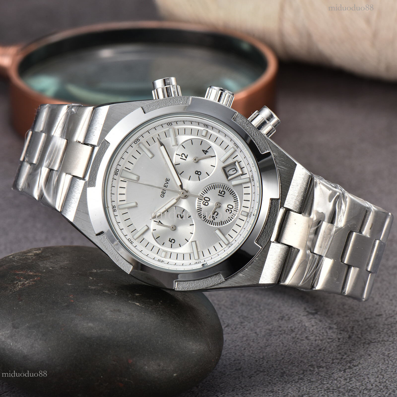 designer VC Vacherin Constantine Watch High Quality 6-point multifunctional pointer Classic men's watch quartz movement Luxury lVacherin Wristwatche 75d