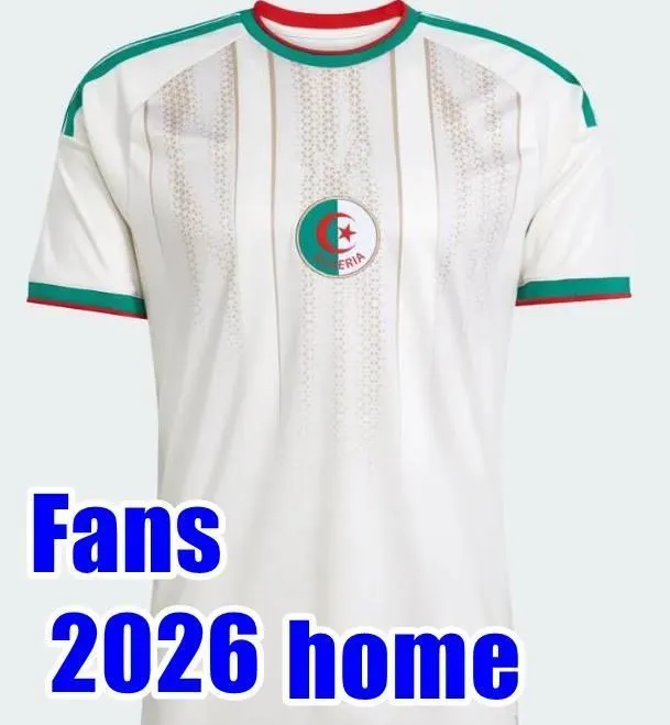 Algeria 2026 World Cup Soccer Jersey 26 27 Gouiri Amoura Hadj Moussa Boudaoui Houssem Aouar Rayan Ait-Nouri Benrahma Ramiz Home Away Camisetas Footbal