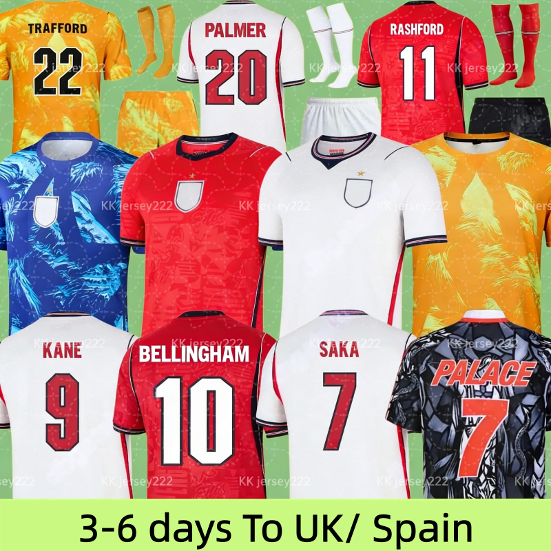 England World Cup 2026 soccer Jersey Top Quality KANE RICE FODEN England Kit 26 27 England Football Jersey Man kids Women S-4XL