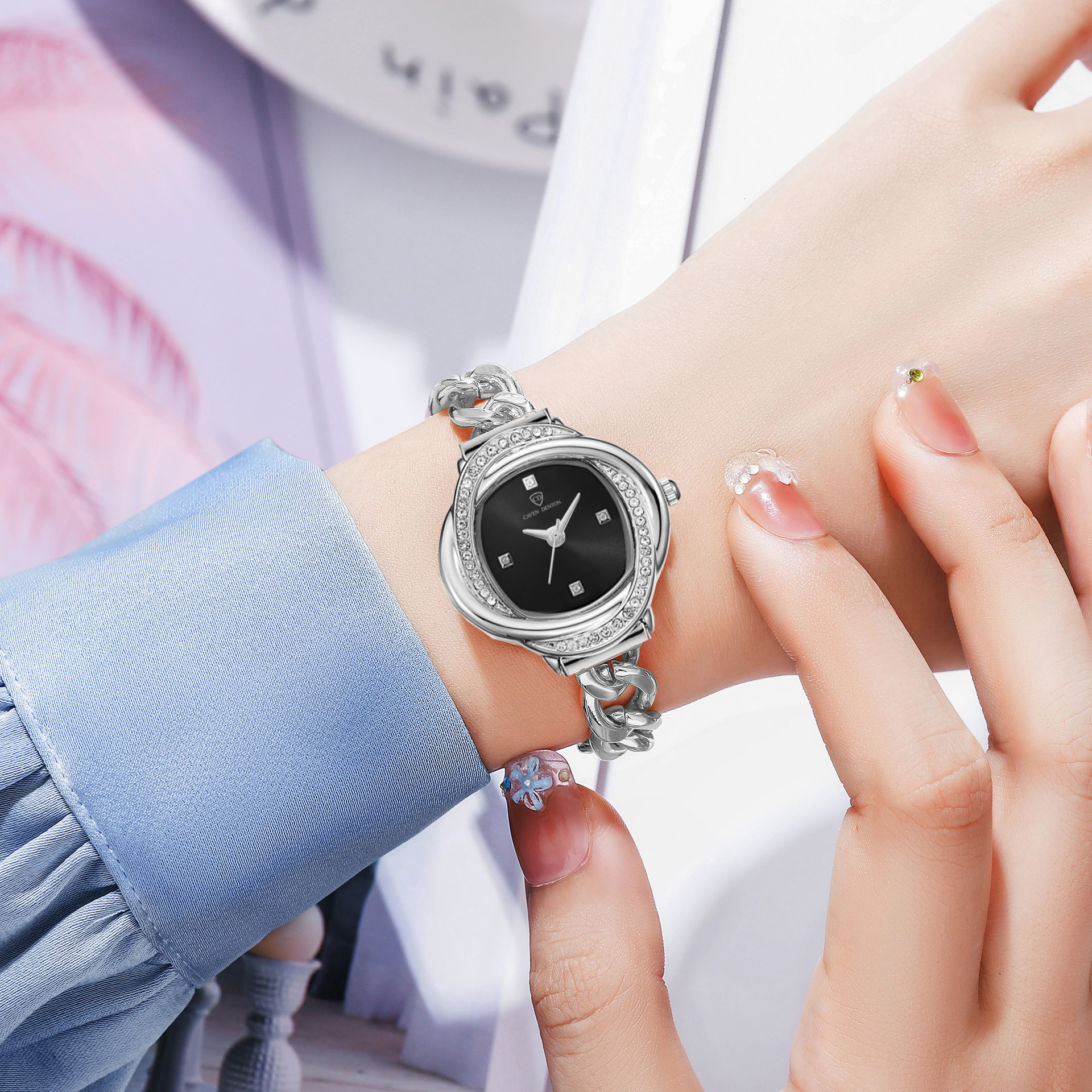 Watch Women Designer Moissanite Watch Women's Fashion Quartz Watch High Quality Luxury Watch reloj de lujo orologio di lusso montre femme mujer d