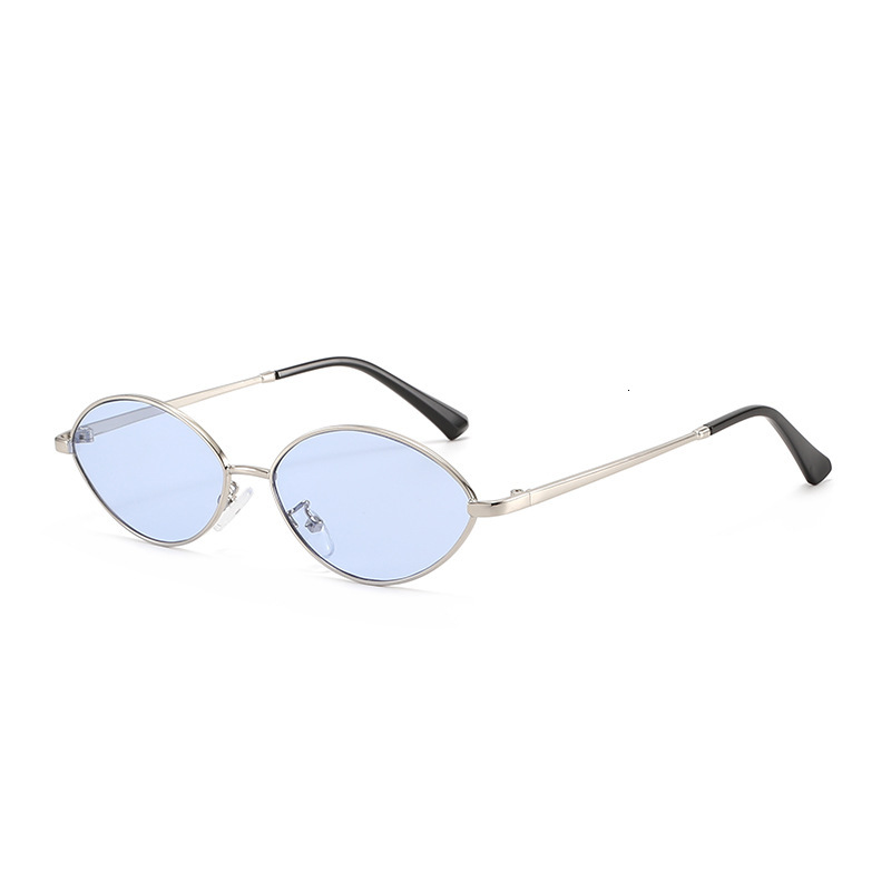 2026 New Metal Small Frame Oval Sunglasses, Fashionable Versatile Sunglasses for Women, Wholesale