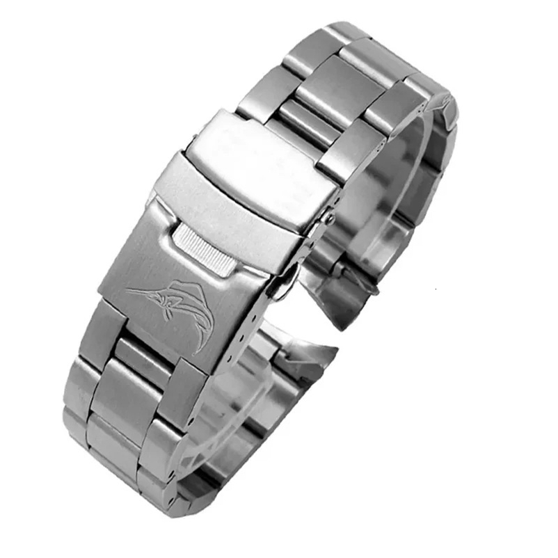 3 Styles 22mm Diving Steel Metal Strap For Casio Duro Mdv107-1A MDV106-1A Watch Wristband Bracelet Parts 260410