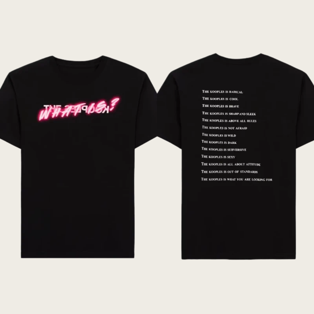 Men's T Shirts 2026 Graphic Printing The Kooples Shirts Women T-shirt Year Gift Top Clothing Brands Print Shirt Tops Tees