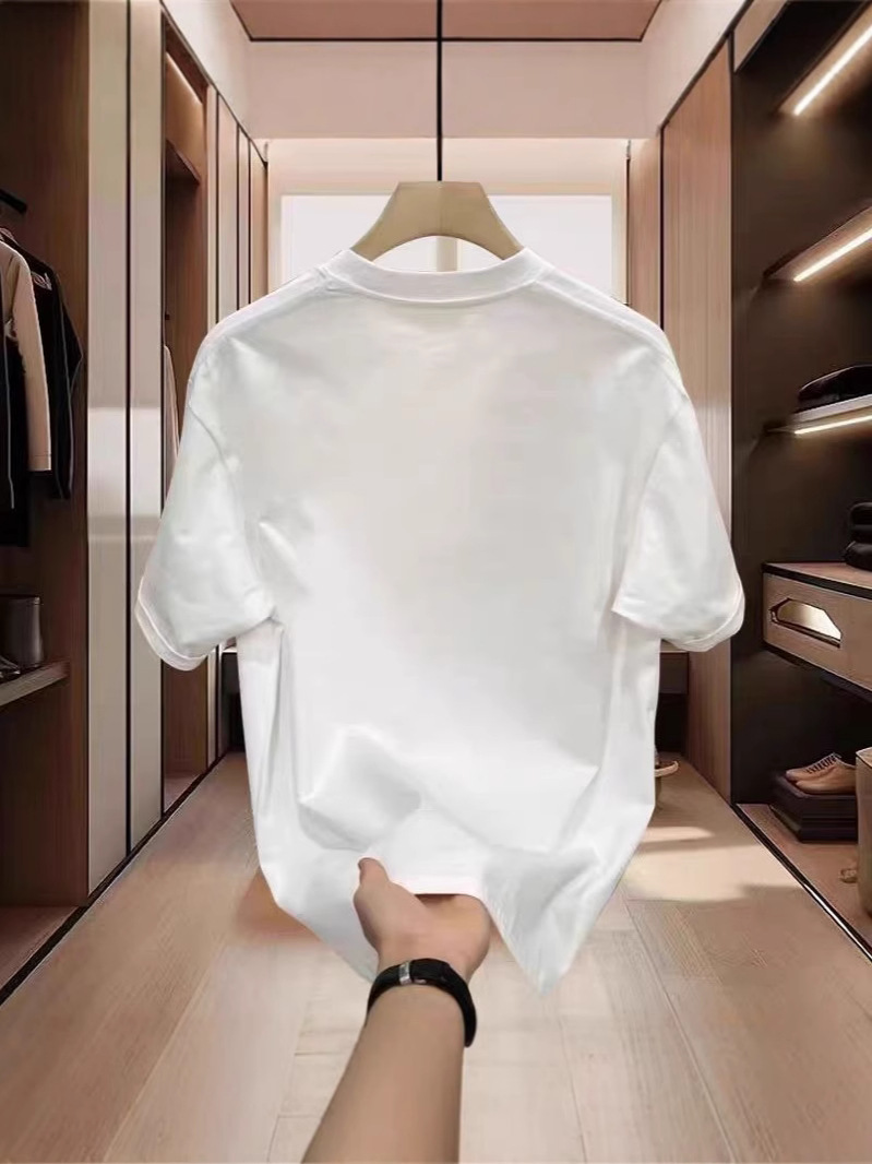 Free shipping luxury Men's T-Shirts Fashionable and minimalist printed T-shirt with personalized and comfortable short sleeves