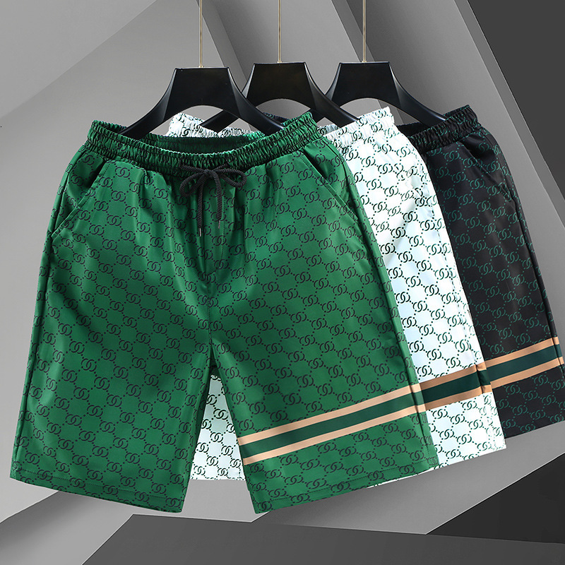 Designer Pants 2026 Men's Summer Trendy Loose Straight Denim Shorts Fashionable And Cool Mid-length Printed Pants Suitable For Outdoor Wear Luxur