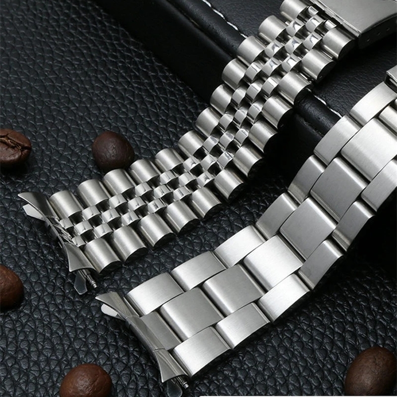 3 Styles 22mm Diving Steel Metal Strap For Casio Duro Mdv107-1A MDV106-1A Watch Wristband Bracelet Parts 260410