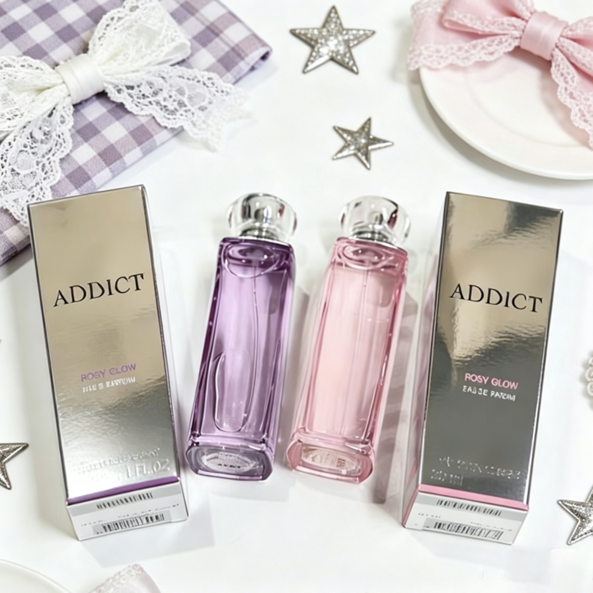 Brand Perfume Women Fragrance 50ml Rosy Glow Peachy Glow Purple Glow Floral Notes Long Lasting Good Smell EDP EDT Perfume High Quality