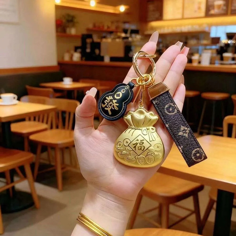 Designer 2026 New Lucky Phone Chain Keychain Pendant Get Rich Quickly Wealth Attracting Bag Charm Car Decoration Fashion Lucky Gift For Men Women