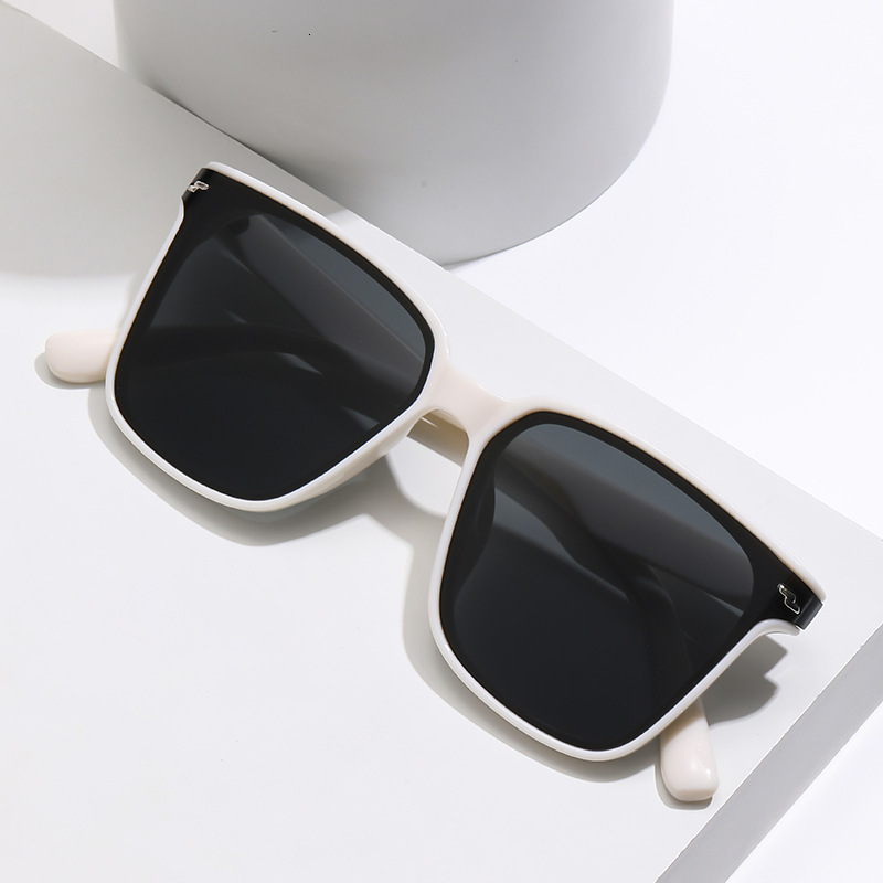 personalized square-frame high-end trendy sun protection sunglasses, UV protection, large-frame internet celebrity sunglasses