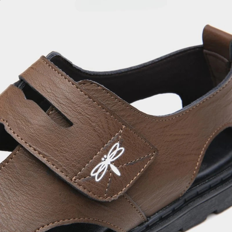 Mens Sandals Fashion Roman Sandals for Men Soft Bottom Comfortable Beach Shoes High Quality Leather Men Casual Shoes 260625 - view 7