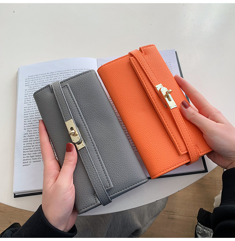 New Fashion Long Clutch Bag For Girls, Unique And Stylish Bag, Versatile Large Capacity Card Holder