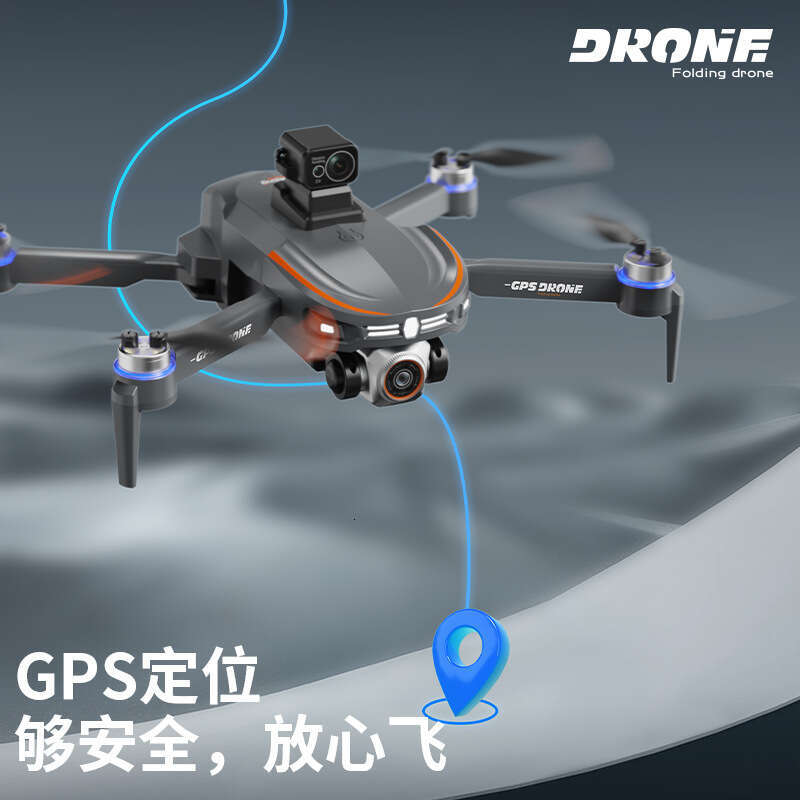 S28 GPS Brushless Foldable Drone 4.5 Inch Screen Remote Control Auto Return Obstacle Avoidance HD Aerial Photography RC Quadcopter for Adults Beginner