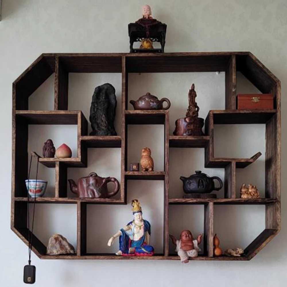 Zen Avalokitesvara Bodhisattva Buddha statue Chinese style living room entrance decoration ornaments Home Decor resin craftsT260415