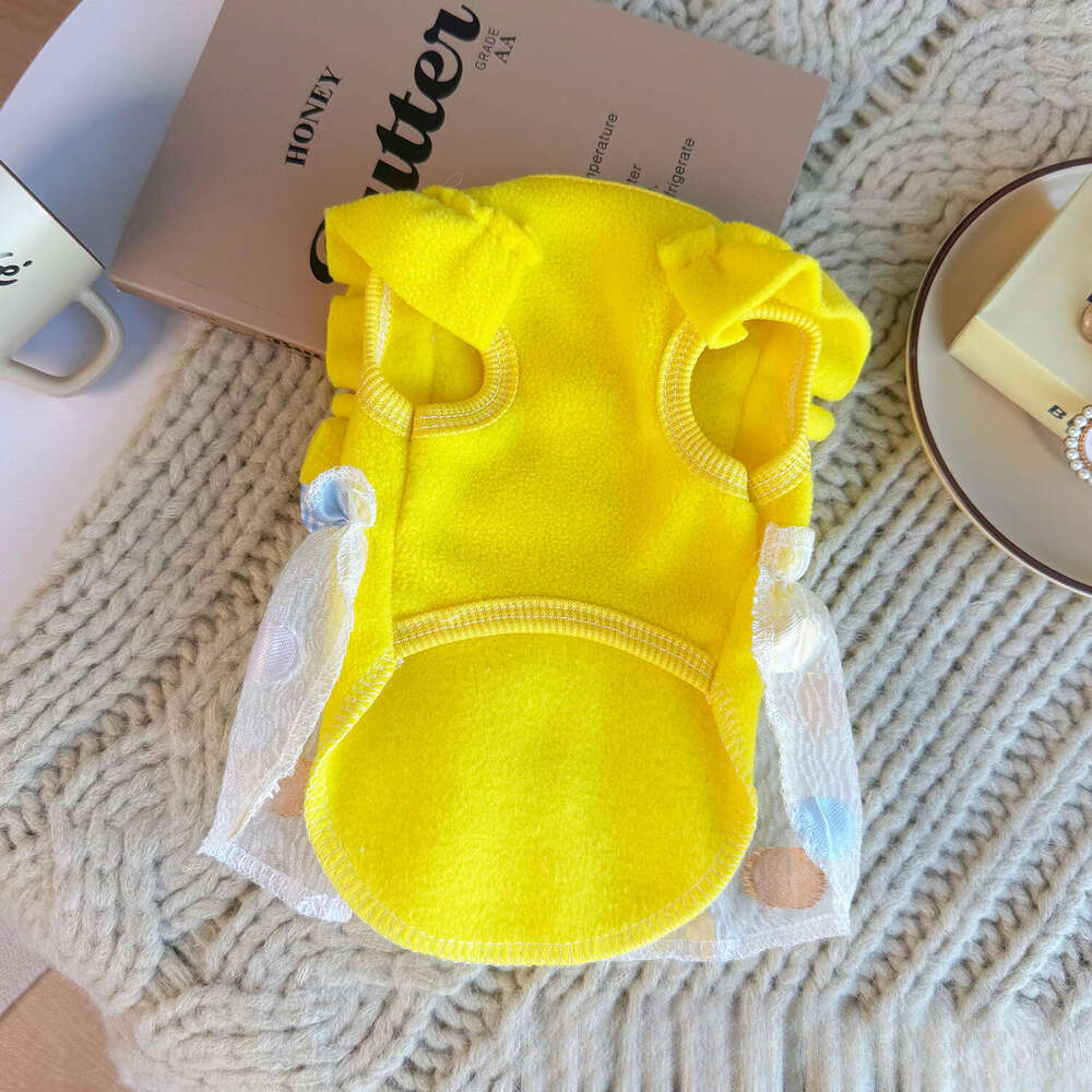 Spring Autumn Winter Thick Love Heart Bubble Dress Pet Clothing Warm Windproof Clothes For Cats Dogs Puppy Kitten Wholesale Dropshipping pupakaIK