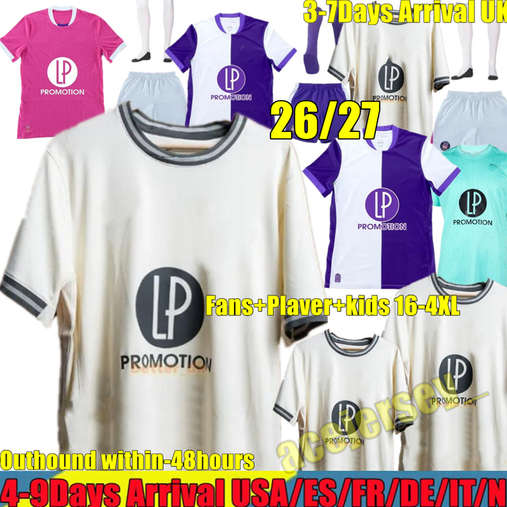 4XL 25 26 Toulouse soccer jerseys Y.GBOHO ABOUKHLAL DONNUM maillot de foot Club Special Edition SIERRO MAGRI 2025 2026 Toulouse football shirt uniform Men kids kit