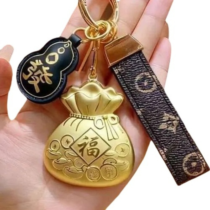 Designer 2026 New Lucky Phone Chain Keychain Pendant Get Rich Quickly Wealth Attracting Bag Charm Car Decoration Fashion Lucky Gift For Men Women