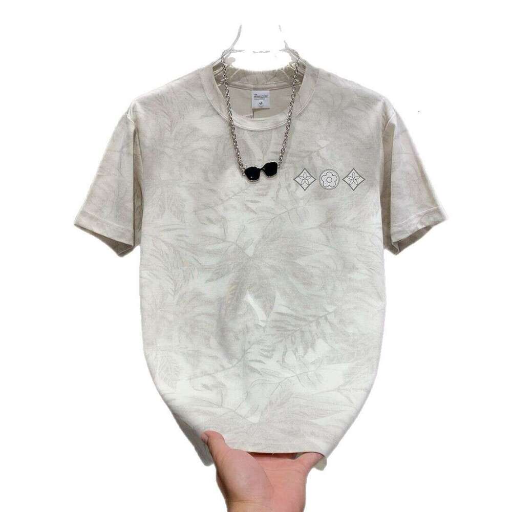 Luxury Brand Designer Clothes Carefully Selected Summer American Retro Tie-Dye Printed Casual Short-Sleeve T-Shirt For Men, Trendy And Versatile Round