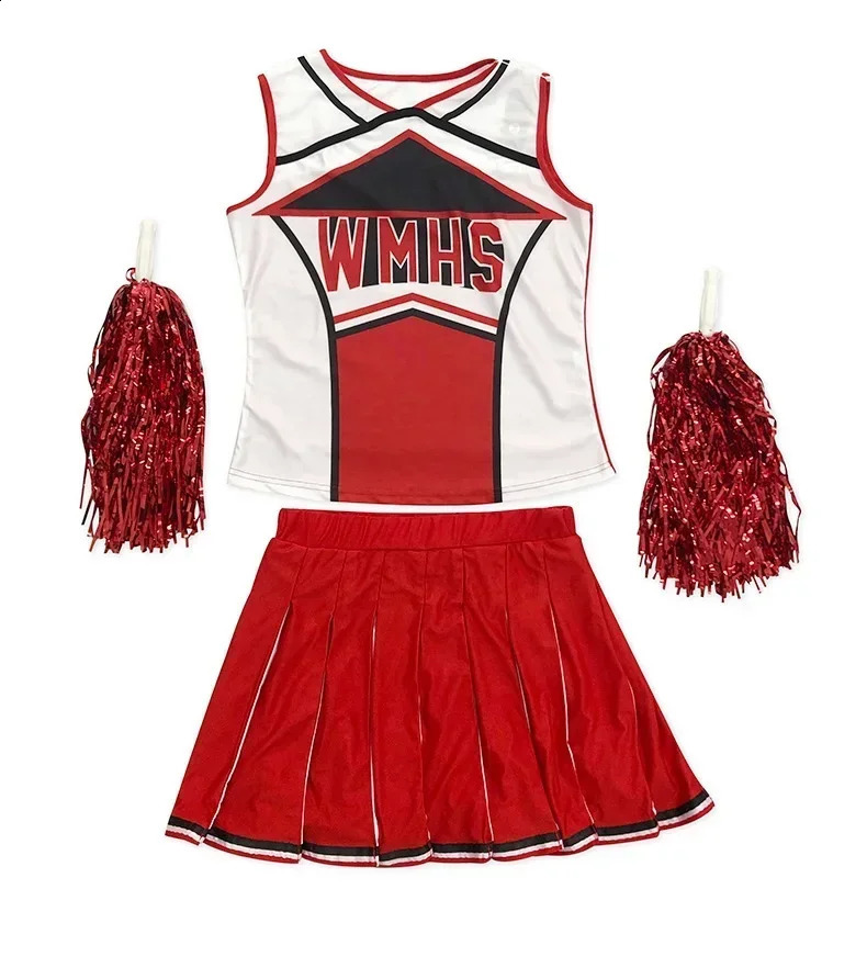 High School Glee Club Girl Cheerleader Costume Style Cheerleading Varsity Cheerios Fancy Dress Uniform y260414 - view 3