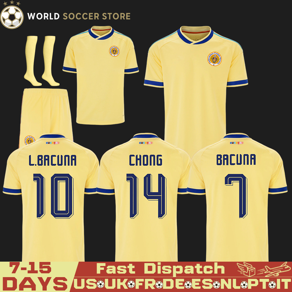 Curacao Jerseys Football Soccer Jerseys World Cup 2026 CHONG FLORANUS ANTONISSE MARTHA NOSLIN ROOM GAARI VAN EIJMAFootball Shirts Tops Kits Men Kids Fans Player 4XL