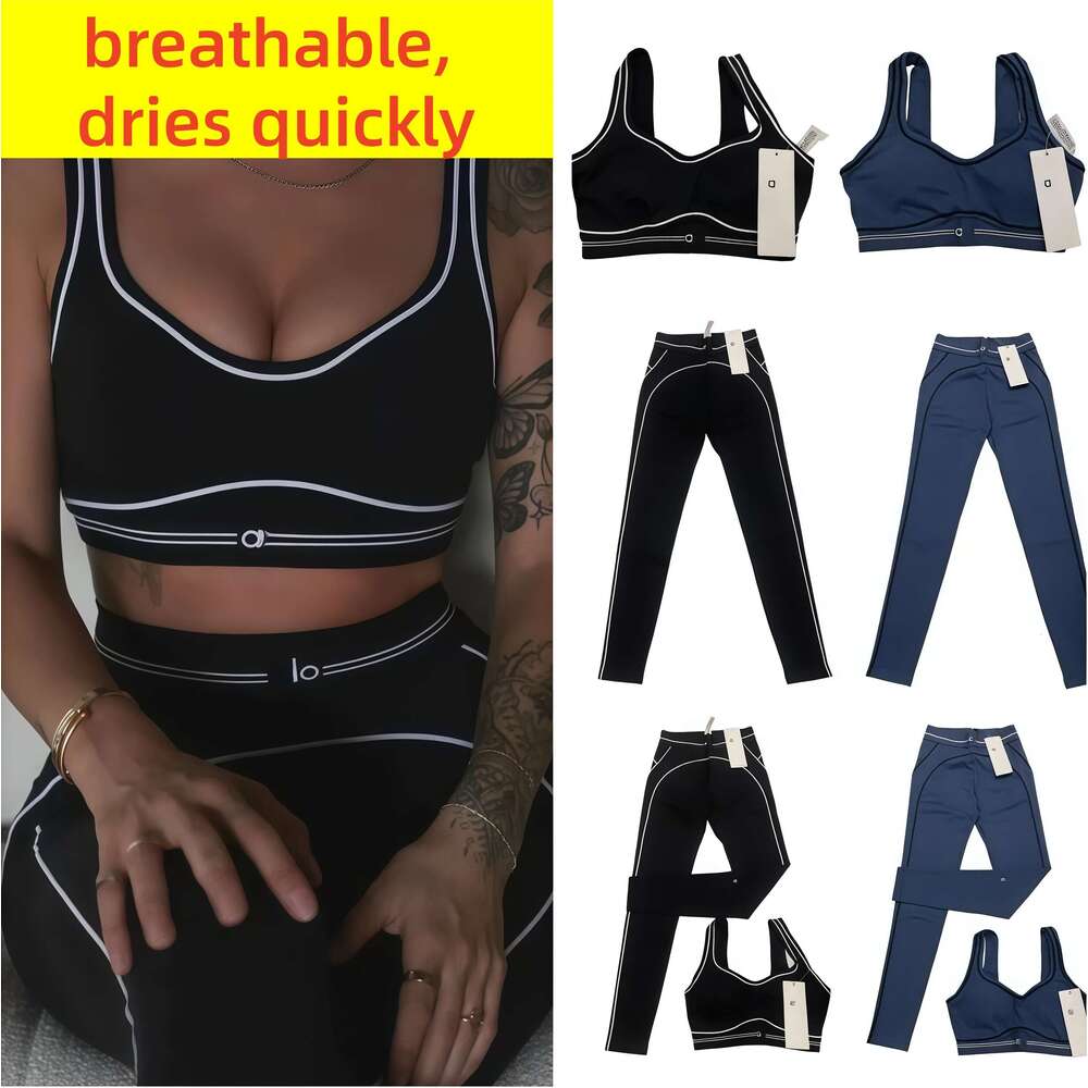 10A Women Set Heart Throb Bra Leggings Yoga Sets Gym Short Sports Outfit Shaping Waist Fitness Jogging Sportswear Running sets women clothes 06