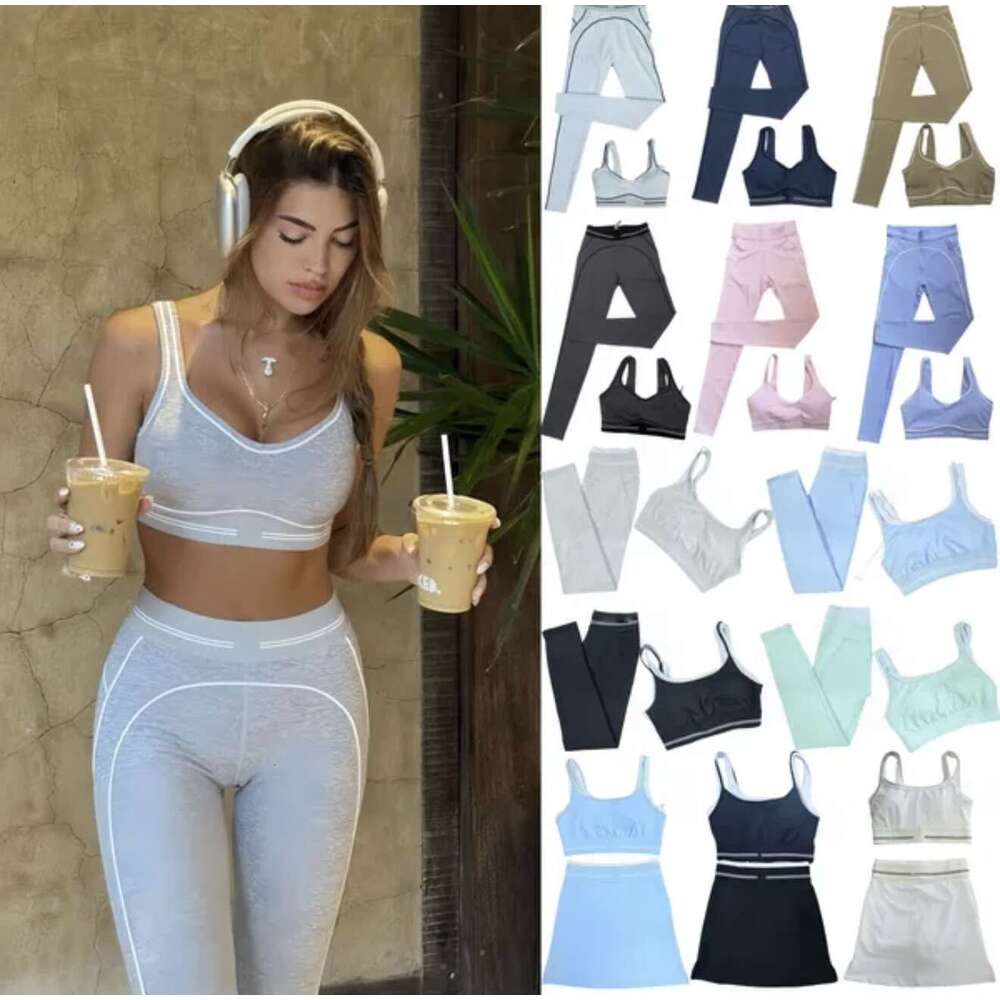26 NEW 10A Breathable leggings Soft Elastic Socks Outfits Pants Fitness Wear Set Women clothes Shorts Sports Bra ydd