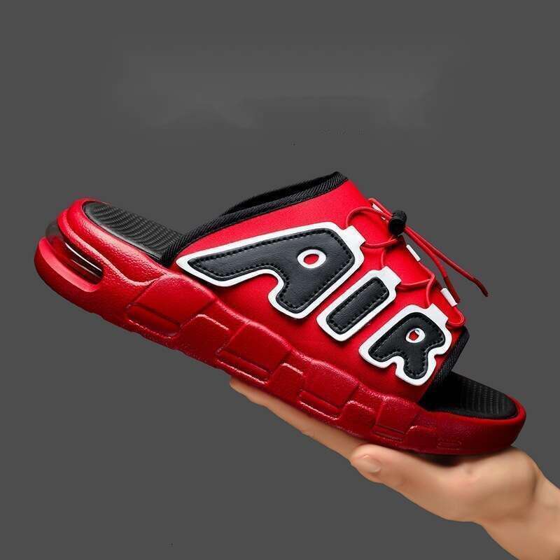 Plus Size Air Cushion Trendy Brand Slippers Summer Wear Internet Celebrity Non-Slip Outdoor Sports Thick-Soled Beach Sandals 6698