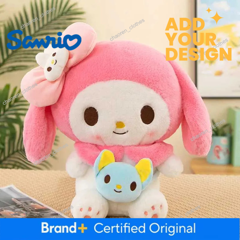 40/50cm Sanrio Kuromi My Melody Cinnamoroll Plush Dolls kawaii Soft Stuffed Pillow Anime Figure Cartoon Decor Kids Toys Gifts