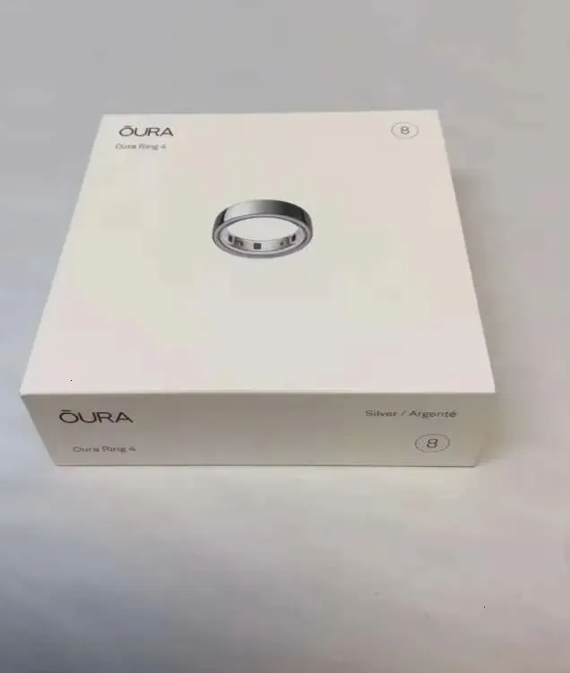 Fourth Gen With Approach tech73 Oura Smart Ring Invisible Brushed Finish Available In Black & Metallic Colors Sizes: 4-15