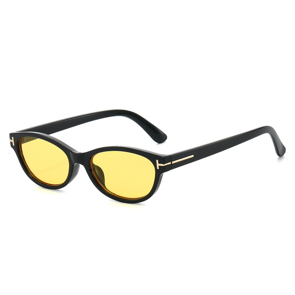 2026 New Small Frame Cat Eye Brown Women, Trendy High-End Photochromic Polarized Sunglasses for Men Driving