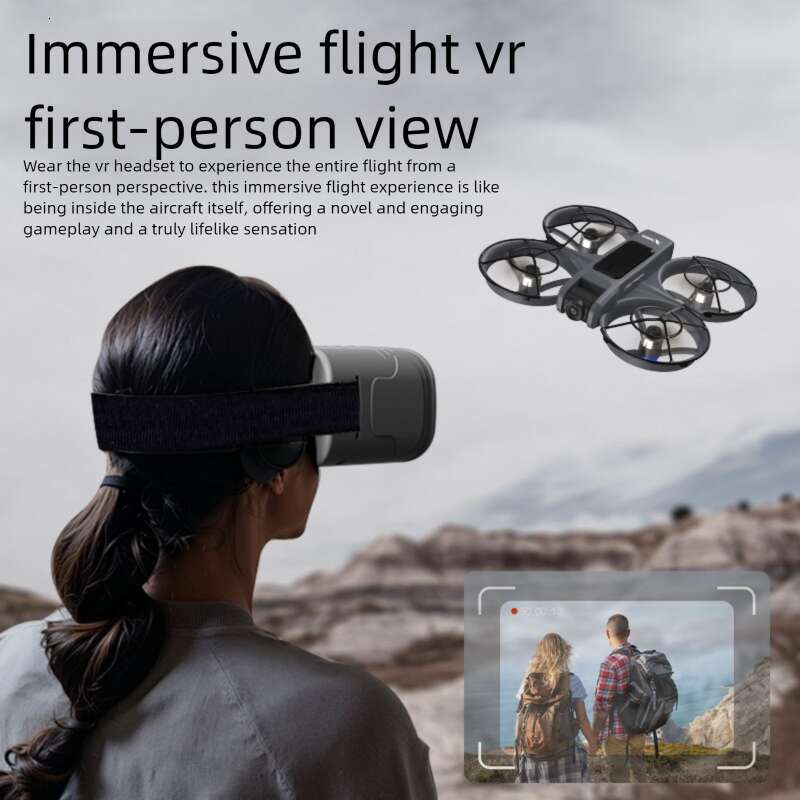 X226 VR FPV Drone Brushless Motor Dual Camera HD Aerial Photography Full Protection Long Battery Life RC Quadcopter for Beginners CKS