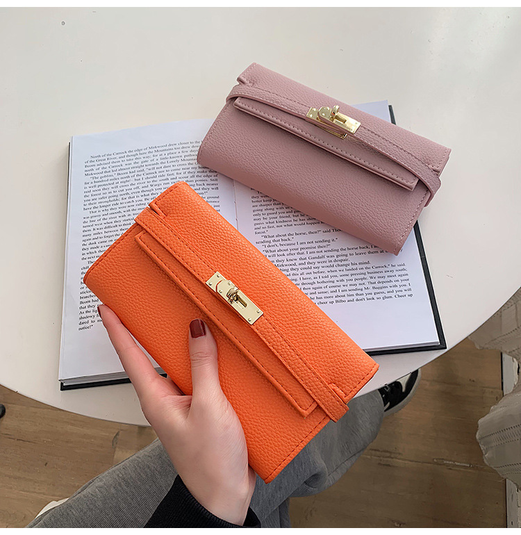 New Fashion Long Clutch Bag For Girls, Unique And Stylish Bag, Versatile Large Capacity Card Holder