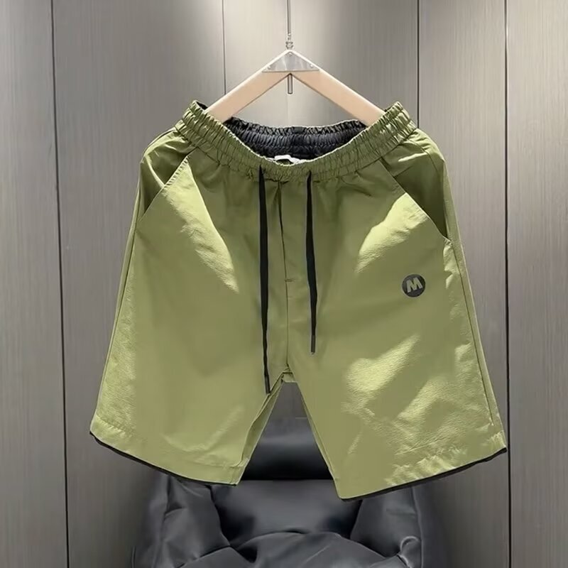 2026 New Designer Luxury Brand Men's Shorts Summer Quick Drying Korean Style Sports And Leisure Pants Trend Brand Thin Multifunctional Five Point