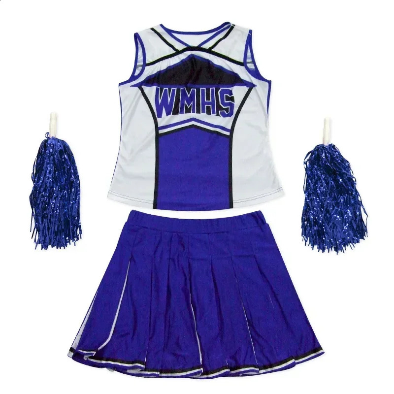 High School Glee Club Girl Cheerleader Costume Style Cheerleading Varsity Cheerios Fancy Dress Uniform y260414 - view 6