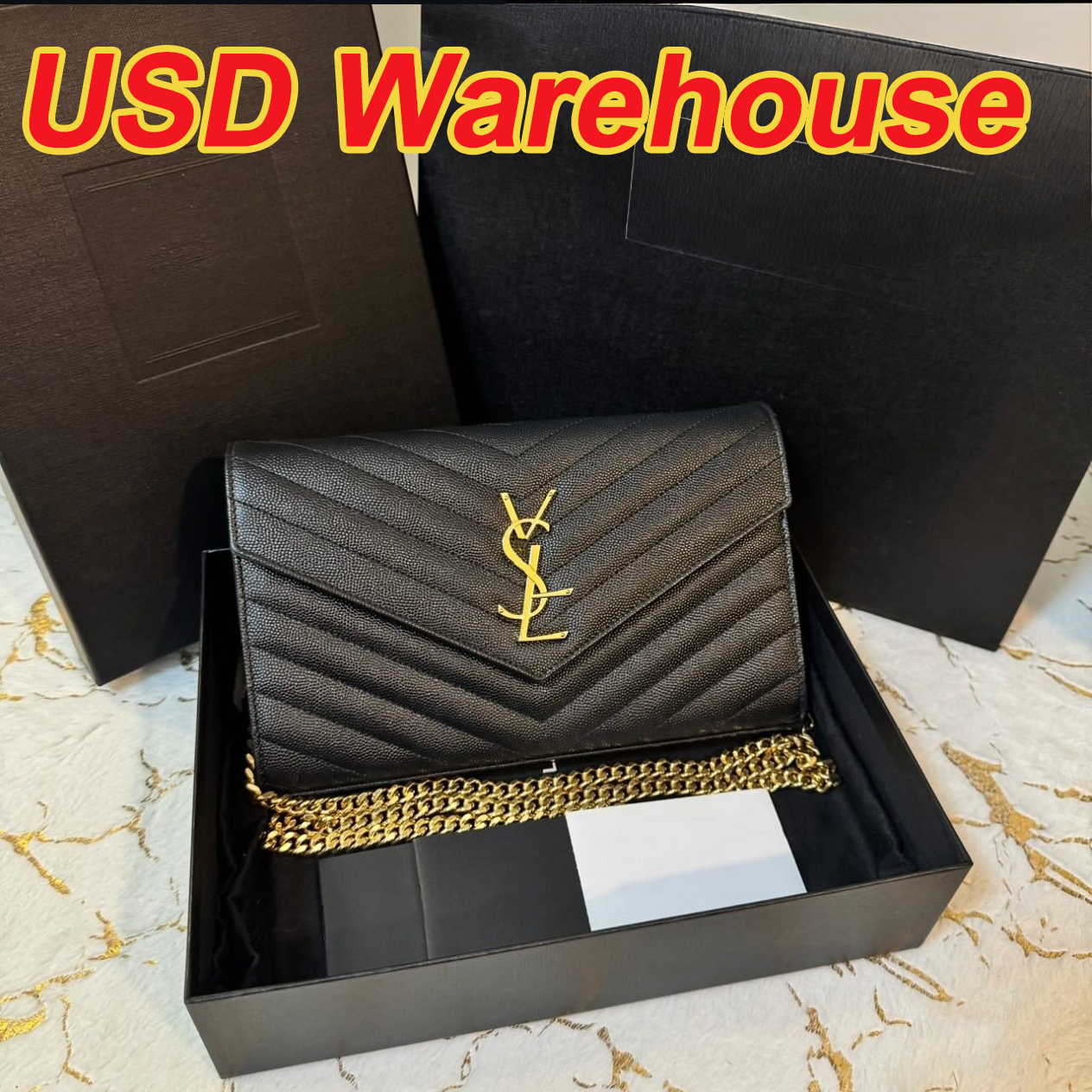 Designer Envelope Bag Luxury Bag Women's Fashion Shoulder Bag Wallet WOC Crossbody Bag Leather High-Quality Classic Chain Bag Luxury Underarm High-Quality handbag
