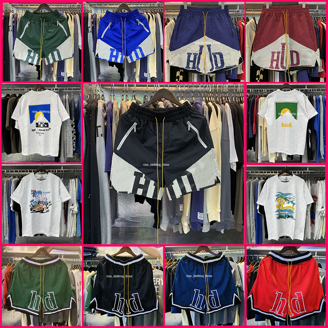 Mens Rhudelyshorts T Shirts designer tshirts for men shirt pants Graphic Letter Print Short Sleeve Premium Tees Men Women Unisex Loose T Shirts short men tshirt