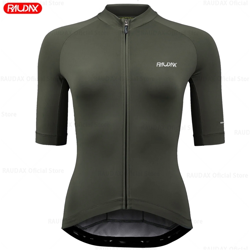 2026 Raudax Cycling Jersey 11 colors Racing Tops Short Sleeve Cyclist Clothes Shirt Maillot Women Bicycle Bike Wear y260413