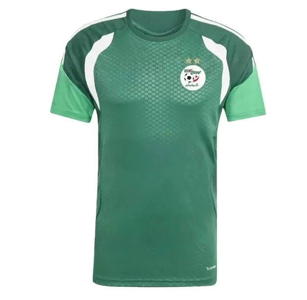 Algeria 2026 World Cup Soccer Jersey 26 27 Gouiri Amoura Hadj Moussa Boudaoui Houssem Aouar Rayan Ait-Nouri Benrahma Ramiz Home Away Camisetas Footbal