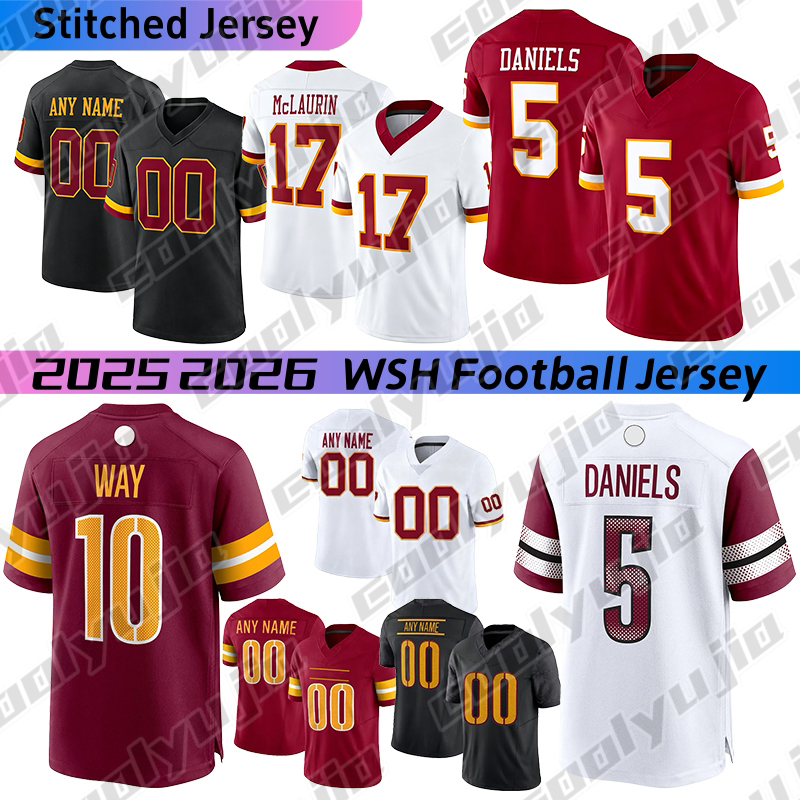 WashingtonS Commanders Jersey Jayden Daniels Terry McLaurin Chris Paul Marcus Mariota Luvu Sean Taylor John Riggins Way Sonny Styles Oweh 2026 football jerseys