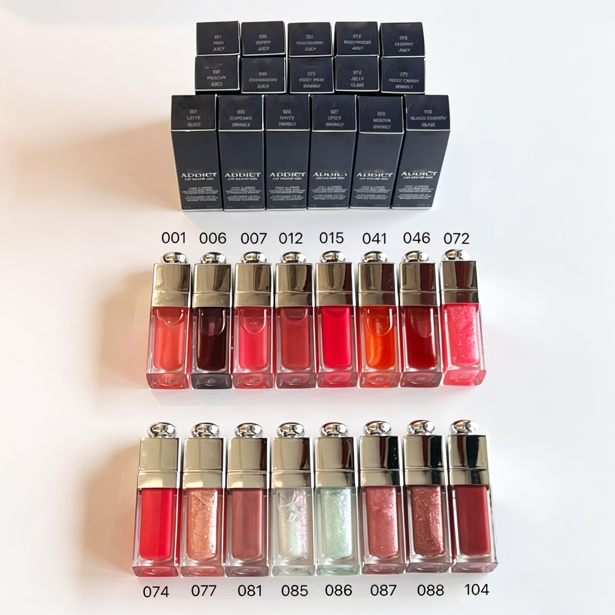 2026 New LIP GLOW OIL 6ml Moisturizing Shine Oil Jelly Lip Balm 001 006 007 012 015 041 046 072 074 077 081 085 086 087 088 104