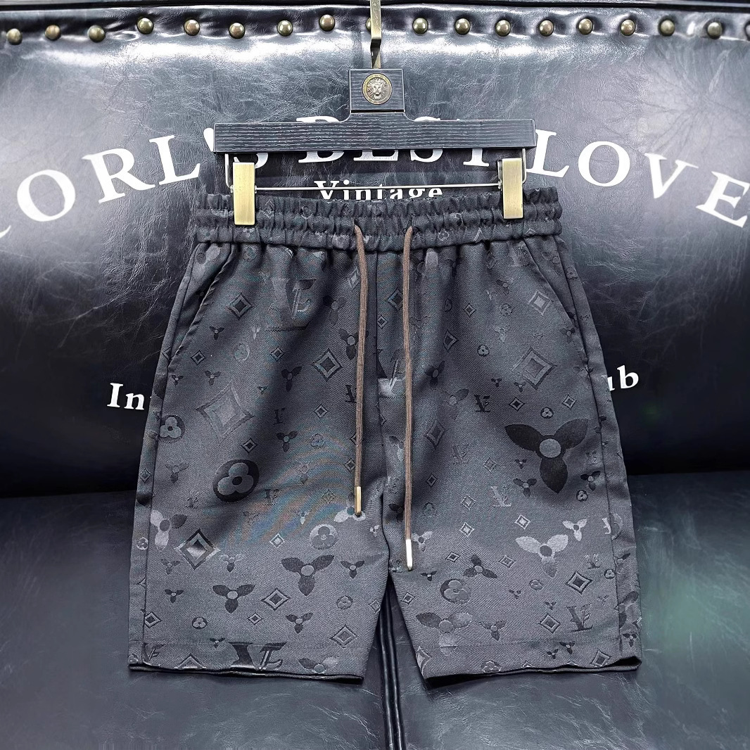 2026 Men's New Designer Luxury Brand Summer Casual Shorts Travel Beach Shorts Cross-border Foreign Trade Five Quarter Shorts Loose And Fashionabl