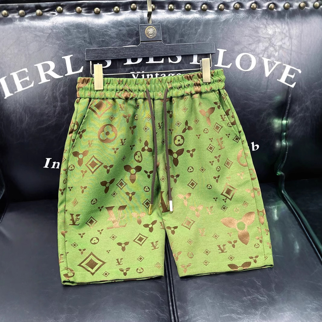 2026 Men's New Designer Luxury Brand Summer Casual Shorts Travel Beach Shorts Cross-border Foreign Trade Five Quarter Shorts Loose And Fashionabl
