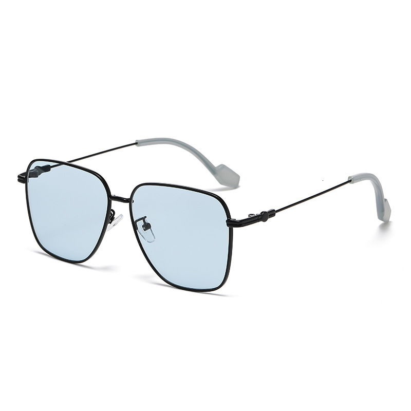 UV protection sunglasses, high-end metal that make the face look smaller, slimming sunglasses for large faces