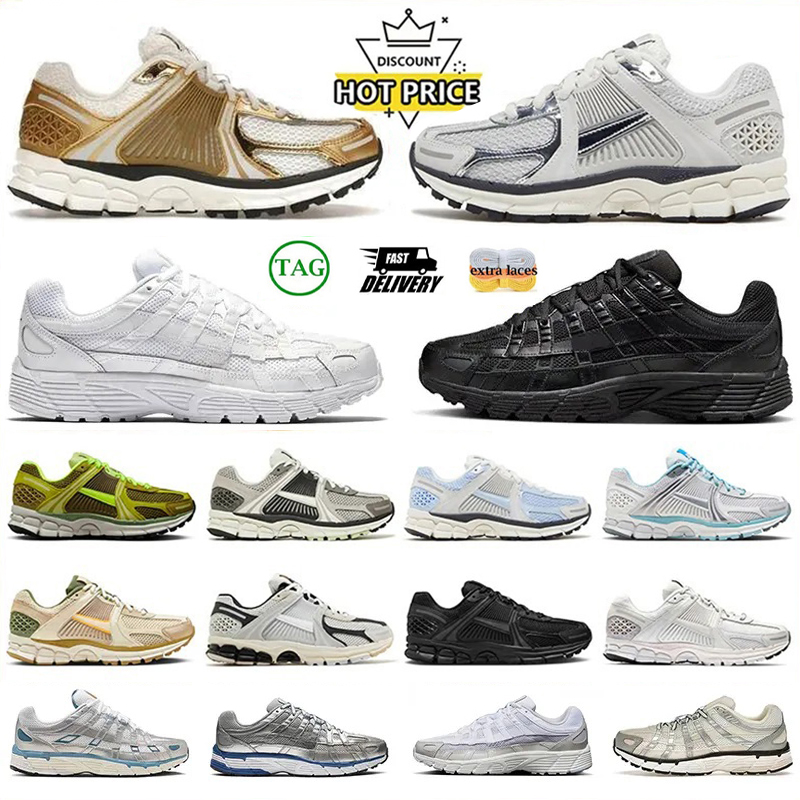 vomero 5 P6000 P 6000 metallic gold running outdoor shoes for mens womens photon dust pink velvet brown yellow ochre black sesame grey white sports sneakers trainers