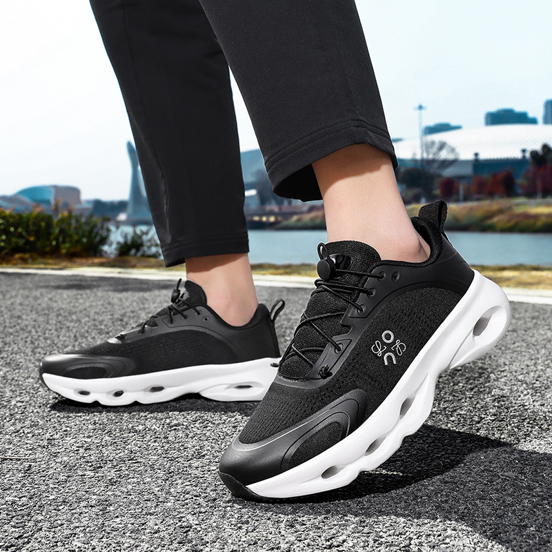 Free shipping Men comfortable and trendy soft soled sports and leisure shoes men thick soled height increasing Comfortable blue plain