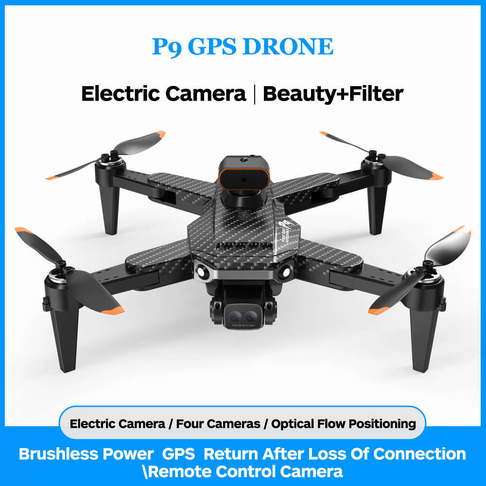 Famous Brand P Brushless Drone With GPS Return To Home Function Long Range HD Aerial Photography Obstacle Avoidance Remote Control Aircraft CKS