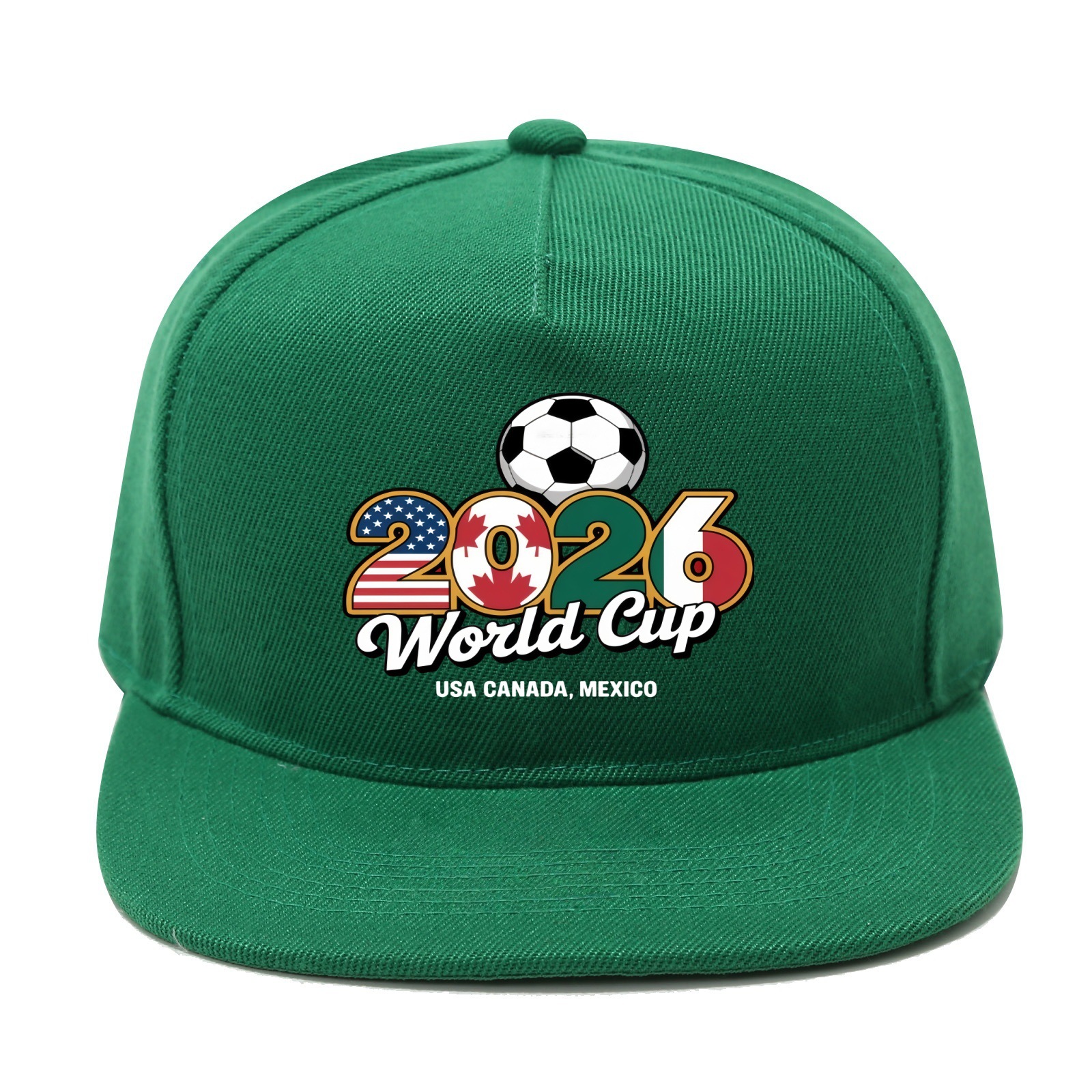 2026 World Cup Mascot Baseball Cap 7 Colors USA Mexico Canada Women Men Maple Dad Hat Unisex Football Fan Cap Unisex Adjustable Buckle